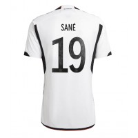 Nemecko Leroy Sane #19 Domáci futbalový dres MS 2022 Krátky Rukáv
